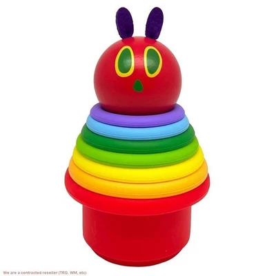 Eric Carle The Very Hungry Caterpillar Bath Time Silicone Stacking Cup Set - 8pc - Image 1 of 4