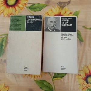 2 Volumi Einaudi 1976- Giolitti E L'età Giolittiana - l'Italia Contemporanea - Imagen 1 de 14