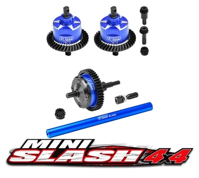 ALU FULL COMPLETE DIFFERENTIAL SET FOR TRAXXAS MINI SLASH 4X4 SHORT COURSE 10816 - Image 1 of 4