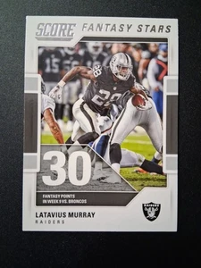 2017 Score Fantasy Stars LATAVIUS MURRAY #9 Oakland Raiders - Picture 1 of 2