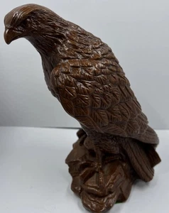 Vintage Red Mill ?? Resin Hawk Eagle Figurine Bird Statue 7.5" x 4.5" - Picture 1 of 16