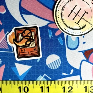Pokémon Wasserdichte Vinyl Aufkleber Breakout Karte Klein 1x1,5" Japanisch Charmander - Bild 1 von 1