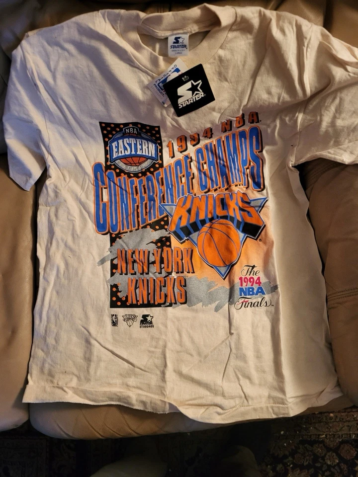94 Knicks Starter Large Championship T Shirt - Original Owner. Never Worn - Image 1 of 1