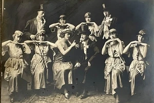 Theater Vaudeville Dancers Actors Musicians Antique Photo - Picture 1 of 5