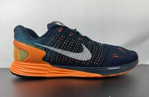 Nike LunarGlide7 747355-400 Men’s Shoes Size 13 Blue Orange - Picture 1 of 9
