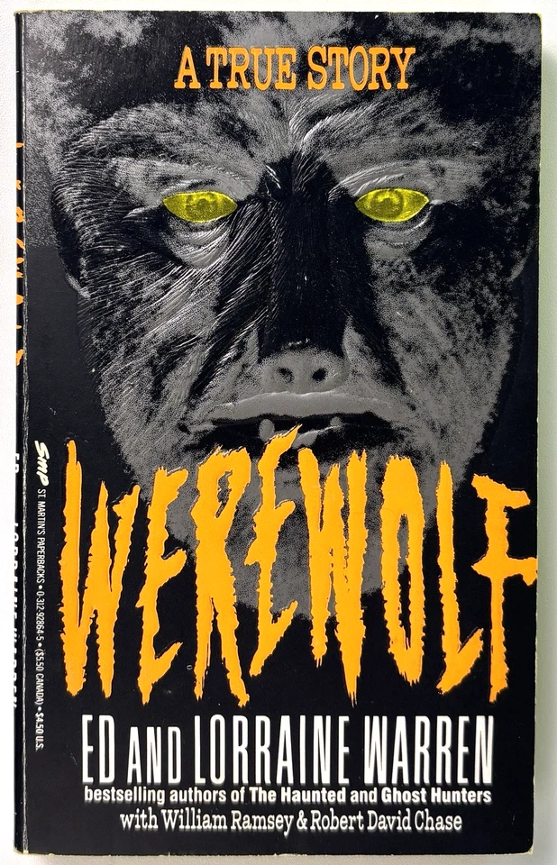 WEREWOLF Ed Lorraine Warren (SMP, 1991) FIRST PRINTING The Conjuring Horror RARE Foto 1 de 4
