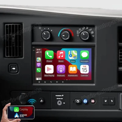 Radio estéreo para automóvil Chevrolet Express 2008-2024 8" Android 13 Carplay navegación GPS Foto 1 de 4