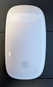 Apple Magic Mouse A1296 3VDC Wireless Bluetooth Mac White Silver   - Picture 1 of 4