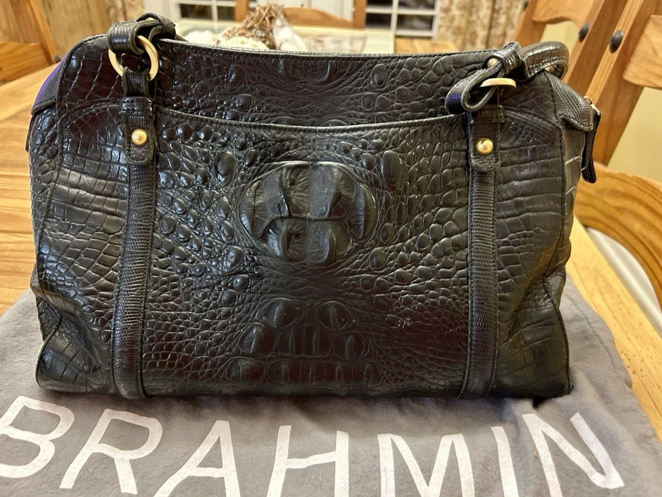 Bolso de hombro de cuero Brahmin Foto 1 de 4