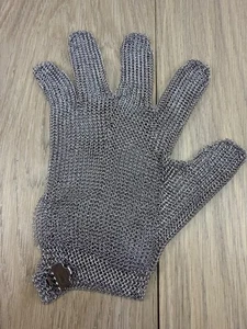 Franklin, Guante Protector de Correo de Cadena Reversible de Acero Inoxidable Pequeño-Blanco - Imagen 1 de 5