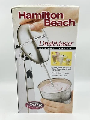 Hamilton Beach 730C DrinkMaster Chrome Classic - NOS! Shakes malts e muito mais! - Imagem 1 de 3