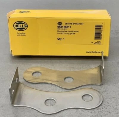 HELLA Double End Side Bolt Mounts for 350, 470 Series LED Light Bars (958128811) - Image 1 of 3