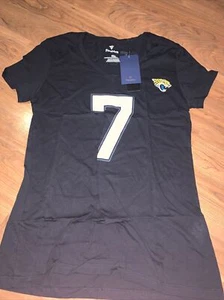 Nick Foles Jacksonville Jaquars Women’s #7 Jersey Shirt Medium V Neck Fanatics - Picture 1 of 2