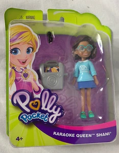 Polly Pocket Active Pose Karaoke Musik Queen Shani Pose Puppe mit Stereo - Bild 1 von 2