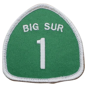 Big Sur California Patch - Highway 1, Coast Hwy 2.5" (Iron on) - Picture 1 of 1