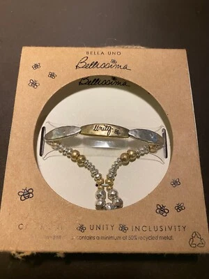 Pulsera Bella Uno Bellissima "Unidad" Joyería Chapada en Plata de Ley Foto 1 de 2