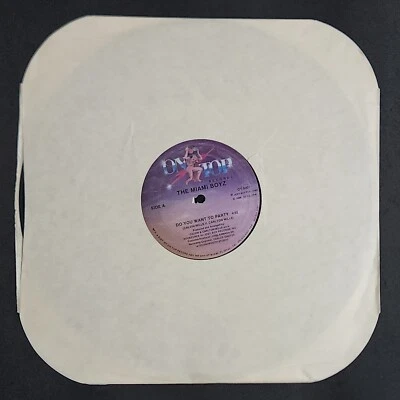 THE MIAMI BOYZ - 'Do You Want To Party' 12" Vinyl Single Record 1988 U.S. PRESS - Image 1 of 4