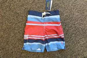 New Polo Ralph Lauren Boy's Board Shorts Swim Suit - Size 5 - Picture 1 of 5