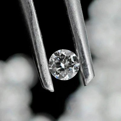 0.07 Ct Certified Natural Diamond Color E/VS Clarity Loose Brilliant Round Cut - Image 1 of 4