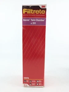 Filtro Aspirazione HEPA 3M Filtrete per Hoover Doppia Camera/201/Galleria del Vento Savvy Nuovo - Foto 1 di 3