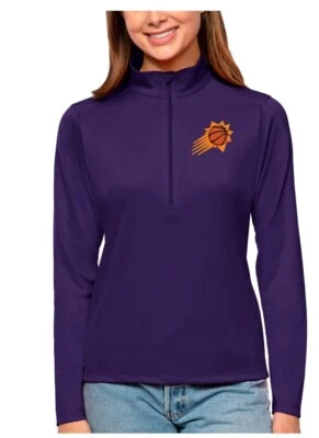 Camisa Antigua Phoenix Suns para mujer talla L media cremallera púrpura baloncesto NBA NUEVA CON ETIQUETAS $74 Foto 1 de 4