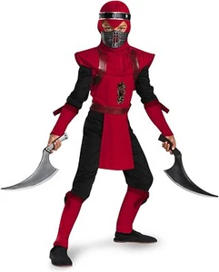 Red Viper Ninja Deluxe Costume Child - Picture 1 of 1