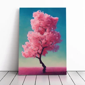 Peach Blossom Tree Canvas Wall Art Print Framed Picture Home Decor Living Room - Picture 1 of 5