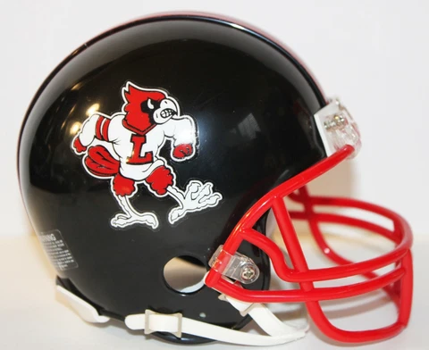 1983 Louisville Cardinals Custom Mini Helmet vs Georgia Southern Cover
