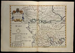 1701 Antique Map By Edward Wells of Ancient Thrace, Greece & Macedonia - Picture 1 of 7