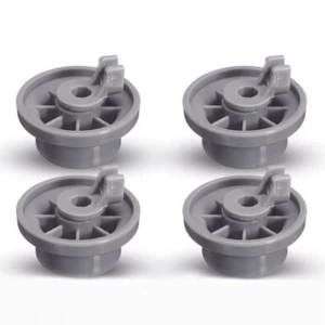 4pcs Dishwasher Lower Bottom Basket Roller Wheels For Bosch Neff & Siemens - Picture 1 of 9