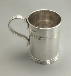 William III Style Silber Becher Charles Stuart Harris London 1925 233g AGEZX - Bild 1 von 4