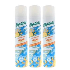 Batiste Instant Hair Refresh Dry Shampoo Fresh Breezy Citrus 200ml (3 Pack) - Picture 1 of 3