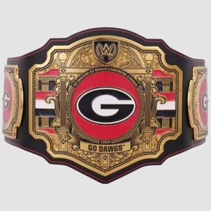 Georgia Bulldogs Championship Belt WWE Legacy Title Adult Size - Picture 1 of 7