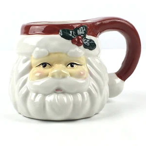 Global Design Connections Santa Face Ceramic Mug - Picture 1 of 9
