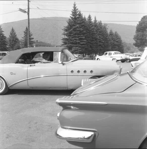 Vintage Photo Negative ROSCOE, NY Broad St. Vintage Cars CATSKILL MTNS. 1962 16 - Picture 1 of 1
