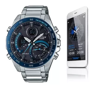 CASIO EDIFICE ECB-900DB-1BER CON BLUETOOTH, SMARTPHONE LINK Y ENERGIA SOLAR - Photo 1 sur 7