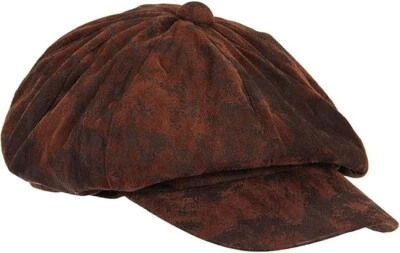 Gorra de conductor de gamuza marrón Elope Steampunk Foto 1 de 2