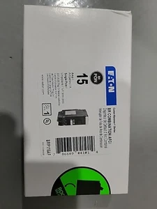 NEW Eaton  BRP115AF  15 amp 1 pole Arc-fault Combination Circuit Breakers AFCI - Picture 1 of 3