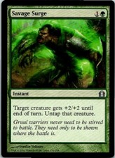 Savage Surge Magic The Gathering Return To Ravnica Card Mint X1