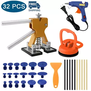 Car Body Dent Puller Glue Gun Tool Paintless Dint Hail Damage Remover Repair Kit - Bild 1 von 13