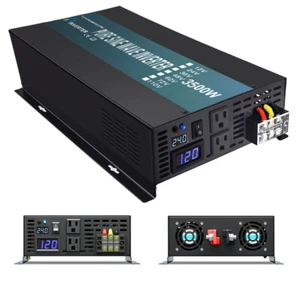 Inversor de onda sinusoidal pura WZRELB 3500W/7000W (pico) 24V CC a 110V 120V CA - Imagen 1 de 6