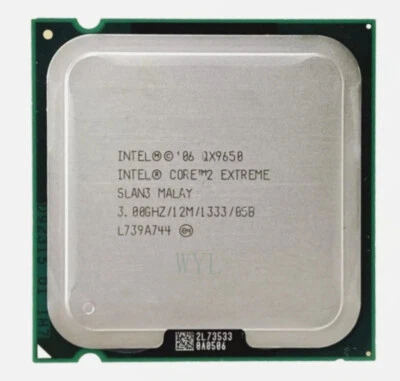 Intel Core 2 Extreme QX9650 LGA775 3GHz quad-core 4T 130W qx9650 CPU processor - Image 1 of 4