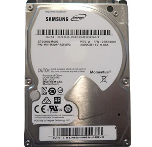 Samsung ST2000LM003 HN-M201RAD/AV2 H1783-H46A 2BE10001 (S362) 2.5" 2TB 08/2015 - Picture 1 of 1