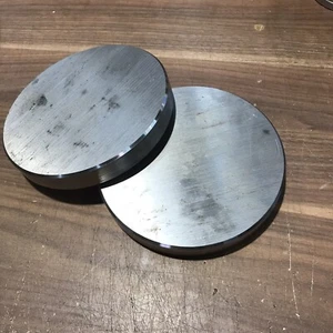 1x Rund Stahl ST52, Ø 155 mm,  21 mm  hoch, ca.3,2 Kg (X-58) - Bild 1 von 4