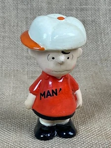 RARA banca vintage anni 70 Peanuts Charlie Brown MANAGER - gesso Giappone! - Foto 1 di 3