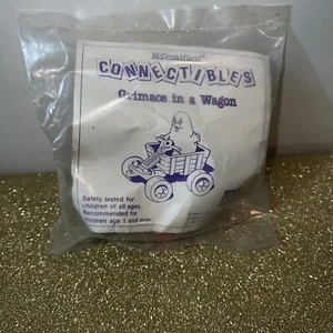 VINTAGE 1991 CONNECTIBLES: GRIMACE IN A WAGON McDONALD’S HAPPY MEAL TOY SEALED - Picture 1 of 5