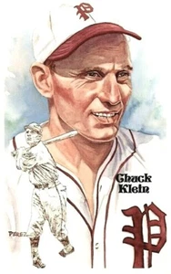 CHUCK KLEIN Perez-Steele Hall Of Fame - Philadelphia Phillies- NM-M - Picture 1 of 1