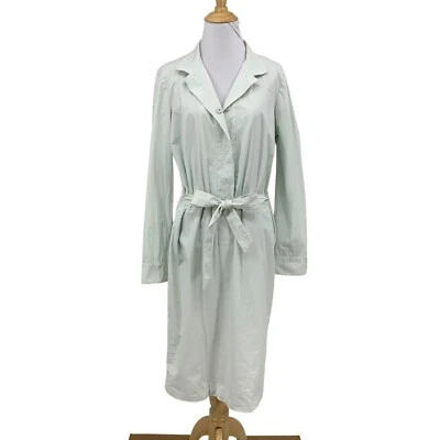 Vestido Salvatore Ferragamo Mujer 46 EE. UU. 10 Pálido Como Nuevo Cinturón Medio Presión Botón Muesca Foto 1 de 4