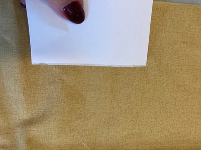 Tela de edredón beige tostado algodón liso 10" x 40" Foto 1 de 3