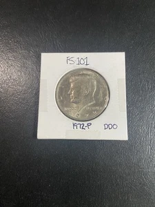1972p Kennedy Doubled Die FS-101 Half Dollar Error Hard One To Find - Picture 1 of 5